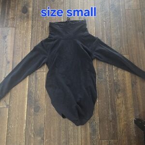 Black Turtleneck Sweater with Relaxed Fit